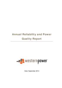 Annual Reliability and Power Quality Report 2013