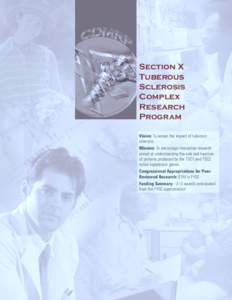 Section X Tuberous Sclerosis Complex Research Program