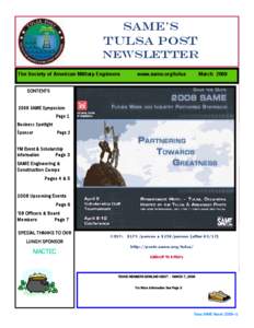 SAME’S TULSA POST Newsletter