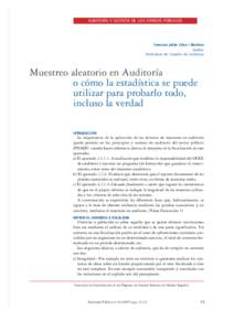 AUDITORÍA Y GESTIÓN DE LOS FONDOS PÚBLICOS  Francisco Julián Chico i Martínez Auditor Sindicatura de Comptes de Catalunya