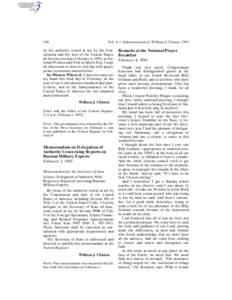 136  Feb. 4 / Administration of William J. Clinton, 1993 by the authority vested in me by the Constitution and the laws of the United States, do hereby proclaim February 4, 1993, as National Women and Girls in Sports Day