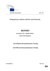 EUROPEAN PARLIAMENT[removed]Delegation for relations with the Arab Peninsula