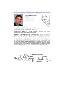 LEGISLATIVE BIOGRAPHY — 2009 SESSION  JAMES OHRENSCHALL Democrat Clark County Assembly District No. 12