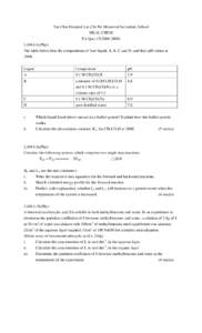 Microsoft Word - F.6 Chem Quiz 16.doc