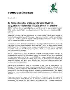 Microsoft Word - Media Release-Ivory Coast A4A _Francais_ Final Final