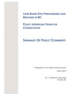 Management / Public safety / Disaster preparedness / Emergency management / Humanitarian aid / Occupational safety and health / Emergency / Polluter pays principle / Precautionary principle / Risk / Pollution / Environment