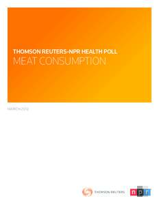 thomson reuters-npr health poll  MEAT CONSUMPTION March 2012