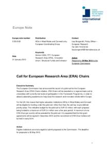 Europe Note Europe note number Distribution  Contact