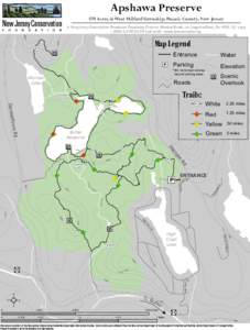 Apshawa Preserve  570 Acres in West Milford Township, Passaic County, New Jersey A New Jersey Conservation Foundation Foundation Preserve Bamboo Brook, 170 Longview Road, Far Hills, NJ[removed]LANDSAVE[removed]w