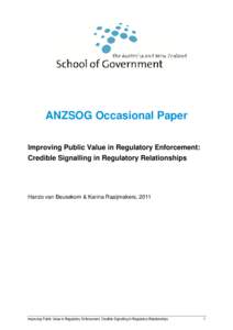 Financial Regulator / Regulatory compliance / Signalling theory / Signalling / Handicap principle / Information / Animal communication / Economy of the Republic of Ireland / Biology