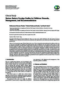 Hindawi Publishing Corporation BioMed Research International Volume 2013, Article ID[removed], 7 pages http://dx.doi.org[removed][removed]Clinical Study