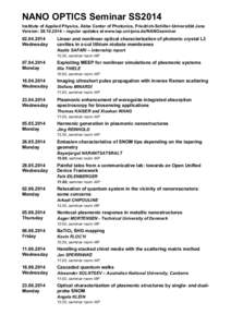 Nanomaterials / Science / Acoustics / Metamaterial / Fraunhofer Society / Photonics / Jena / Physics / Optics / Electromagnetism