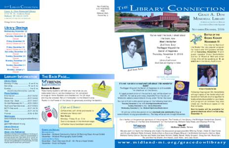 THE  LIBRARY CONNECTION Non-Profit Org U.S. POSTAGE