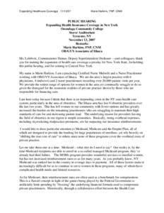 Nursing / Federal assistance in the United States / Presidency of Lyndon B. Johnson / Healthcare in Canada / Medicare / Nurse practitioner / Medicaid / United States National Health Care Act / Health care / Health / Medicine / Healthcare reform in the United States