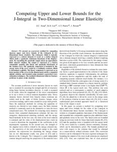 Computing Upper and Lower Bounds for the J-Integral in Two-Dimensional Linear Elasticity  