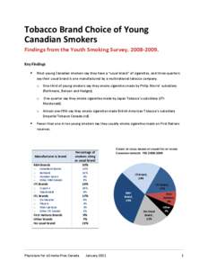 Microsoft Word - Tobacco Brand Choice of Young Canadians