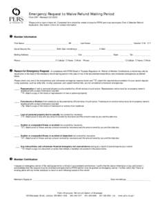 Form 5 Refund Application