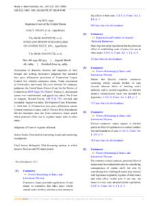 Healy v. Beer Institute, Inc., 491 U.S[removed]S.Ct. 2491, 105 L.Ed.2d 275, 57 USLW 4748 has effects within state. U.S.C.A. Const. Art. 1, § 8, cl. 3.