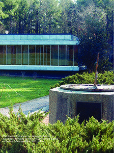 The Sundial Plaza and the William R. Martin, Jr. walkway leading up to the AATCC Technical Center in Research Triangle Park, N.C., U.S.A.