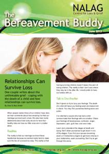 The  NALAG Centre for Loss & Grief  Bereavement Buddy