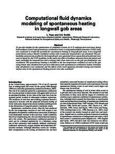 Greenhouse gases / Underground mining / Economic geology / Longwall mining / Coal seam fire / Coal / Gob / Spontaneous combustion / Methane / Chemistry / Coal mining / Fuels