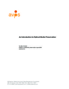 An Introduction to Optical Media Preservation
