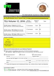 Microsoft Word - Journal Subscription Form 2016