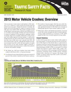 TRAFFIC SAFETY FACTS Research Note DOT HS[removed]		  December 2014