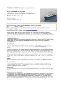 RV Pelagia / Embarkment / Cruise ships