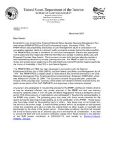 United States Department of the Interior / Wildland fire suppression / Land management / United States / Planning / Land-use planning / Federal Land Policy and Management Act / United States Environmental Protection Agency / Urban planning / Environment of the United States / Bureau of Land Management / Conservation in the United States