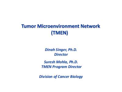 Oncology / Stromal cell / Prostate cancer / Breast cancer / Carcinogenesis / Stroma / Cancer / Angiogenesis / Metastatic breast cancer / Medicine / Angiology / Metastasis