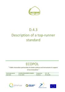 D.4.3 Description of a top-runner standard ECOPOL 