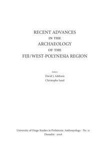 RECENT ADVANCES in the ARCHAEOLOGY