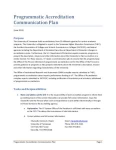 Microsoft Word - Programmatic Accreditation Communication Plan v4.docx