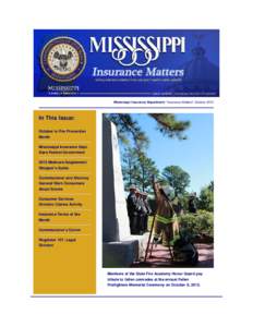 Mississippi Insurance Department News - Oct. 2013