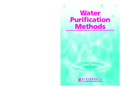 Water Purification Methods