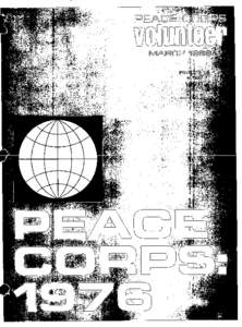 Peace Corps Volunteer – March 1966