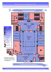 The Albert Hall Conference Centre Ground Floor Plan From Derby Road