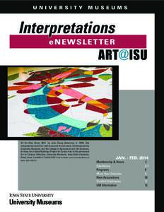 UN I V E RSITY  MUSEUMS Interpretations