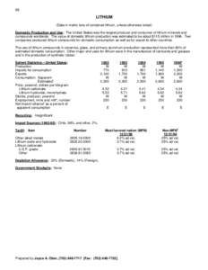 Lithium / Alkali metal / Quebec Lithium Mine / Book:Lithium / Chemistry / Lithium compounds / Matter