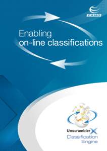 Enabling on-line classifications Unscrambler  Classification