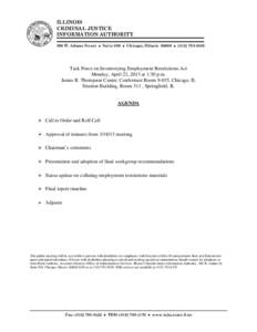 Task Force on Inventorying Employment Restrictions Act