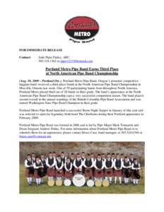 Royal Scottish Pipe Band Association / Pipe bands / Music / Triumph Street Pipe Band
