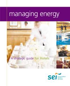 managing energy  A strategic guide for Hotels introduction The hotel industry in Ireland has