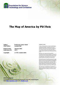 The Map of America by Pîrî Reis  Author: