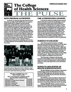 Eastern Pennsylvania Rugby Union / West Chester University of Pennsylvania / West Chester /  Pennsylvania / Health education / Physician assistant / American Alliance for Health /  Physical Education /  Recreation and Dance / Higher education / Education in the United States / Academia / Middle States Association of Colleges and Schools / American Association of State Colleges and Universities / Council of Independent Colleges