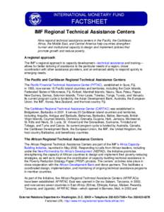IMF Regional Technical Assistance Centers