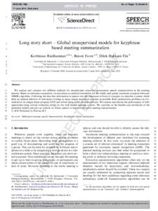 SPECOMNo. of Pages 15, Model 5+ 17 June 2010 Disk Used