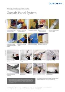 INSTALLATION INSTRUCTIONS  WALL Gustafs Panel System