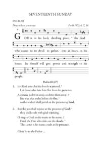 Liturgy of the Hours / Prayer / David / Psalms / Psalm 3